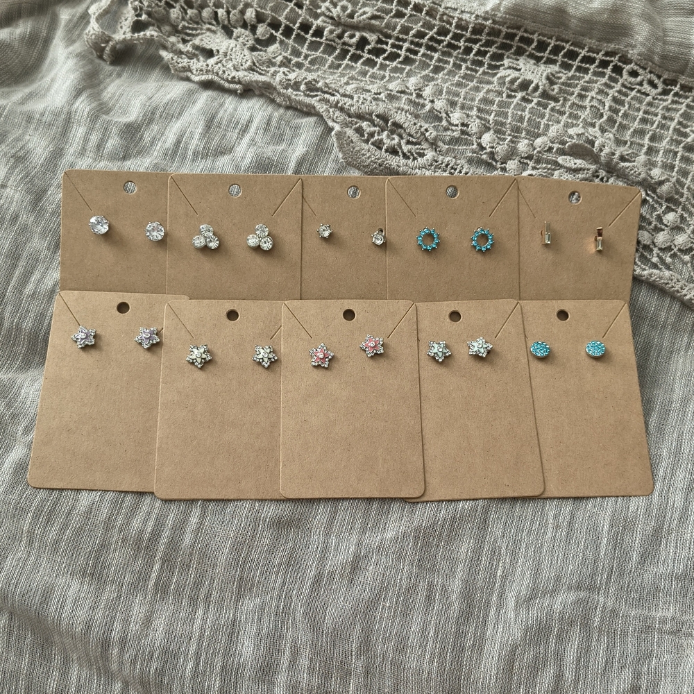 Paparazzi Set Of 10 Stud Earrings